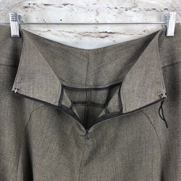 Bandolino Skirt Womens Size 10 Stretch Work Career Brown Flared EUC - Picture 5 of 7